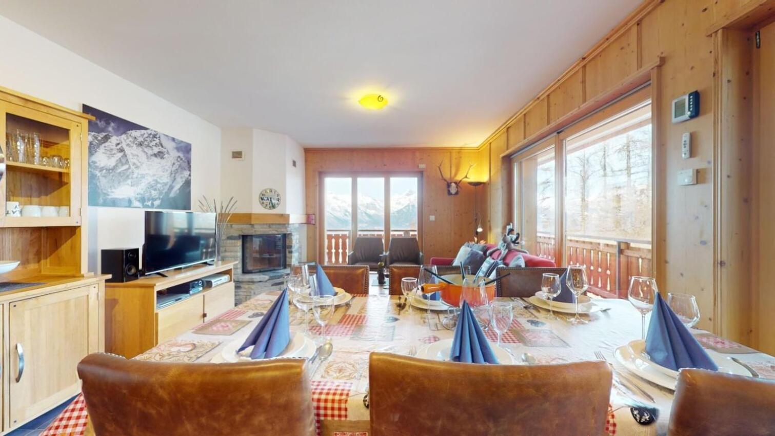 Hauts De Veysonnaz Sauna & View Apartments Zewnętrze zdjęcie