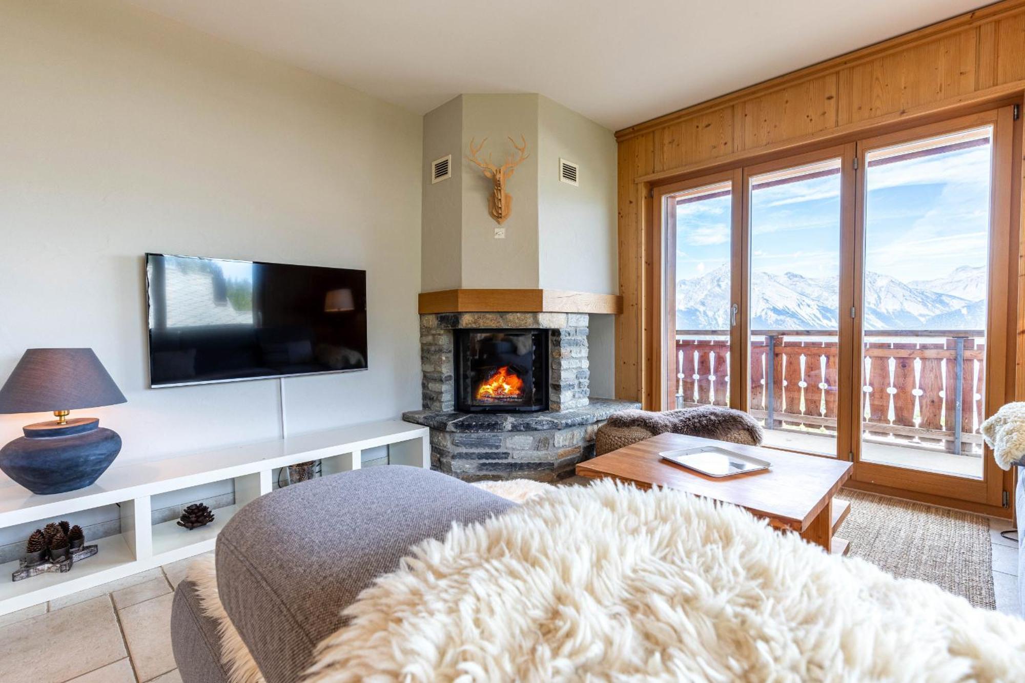 Hauts De Veysonnaz Sauna & View Apartments Zewnętrze zdjęcie